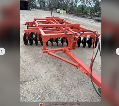 Blue Line 28-plate offset disc, new bearings and ram seals, width not stated