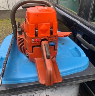 Husqvarna 395 XP, new 25in bar, spare bar and chain