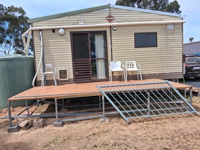 Relocatable home, 2 bed, kitchen-dining, lounge, bathroom, laundry, 10m x 6m