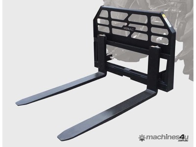 Himac 1800 kg tractor pallet forks, sliding tynes, Euro, 1220 mm tynes (new)