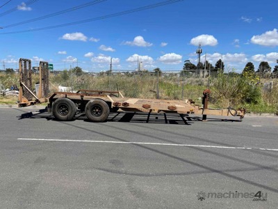 2001 DoT bogie plant trailer, 10,000 kg ATM, 5.2 m x 1.97 m
