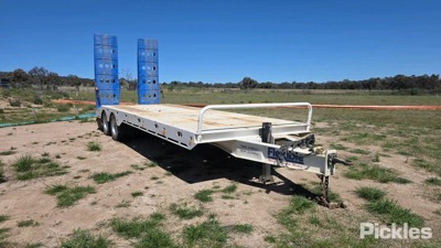 2021 Midland Tag 2 tandem axle plant trailer with ramps