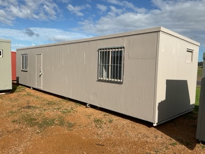 Ausco modular building 12.0 x 3.0m, bedroom, bathroom, kitchen